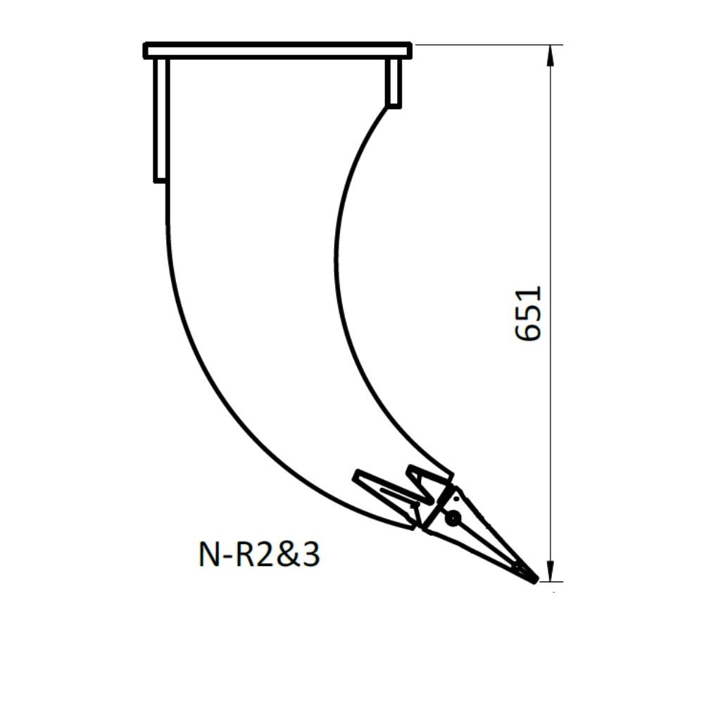 JST N-R2/N-R3 Ripper, S30/150 til minigraver