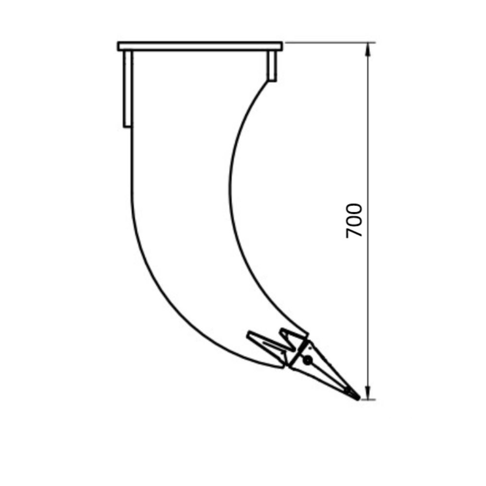 JST N-R4 Ripper, MH40 til minigraver